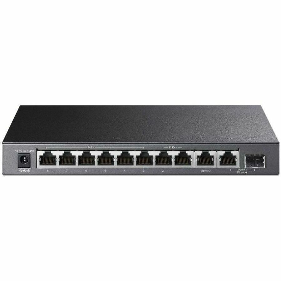 TP-Link 10-Port Gigabit Desktop Switch with 6-Port PoE+ and 2-Port PoE++ — TL-SG1210PP
