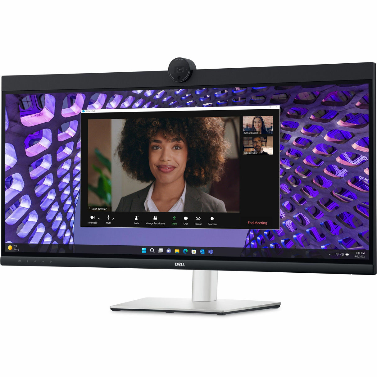 Dell P3424WEB 34" Class Webcam UW-QHD Curved Screen LED Monitor - 21:9 — DELL-P3424WEB