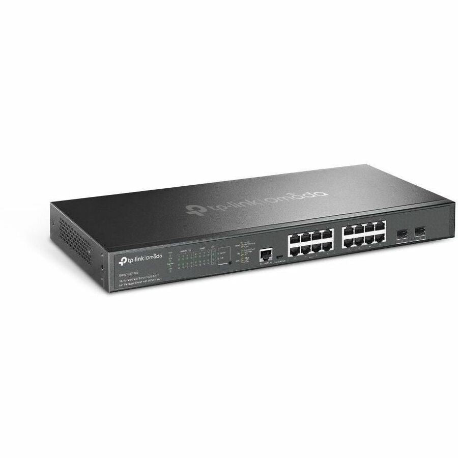 TP-Link Omada 16-Port 2.5G and 2-Port 10GE SFP+ L2+ Managed Switch with 8 Port PoE+ — SG3218XP-M2