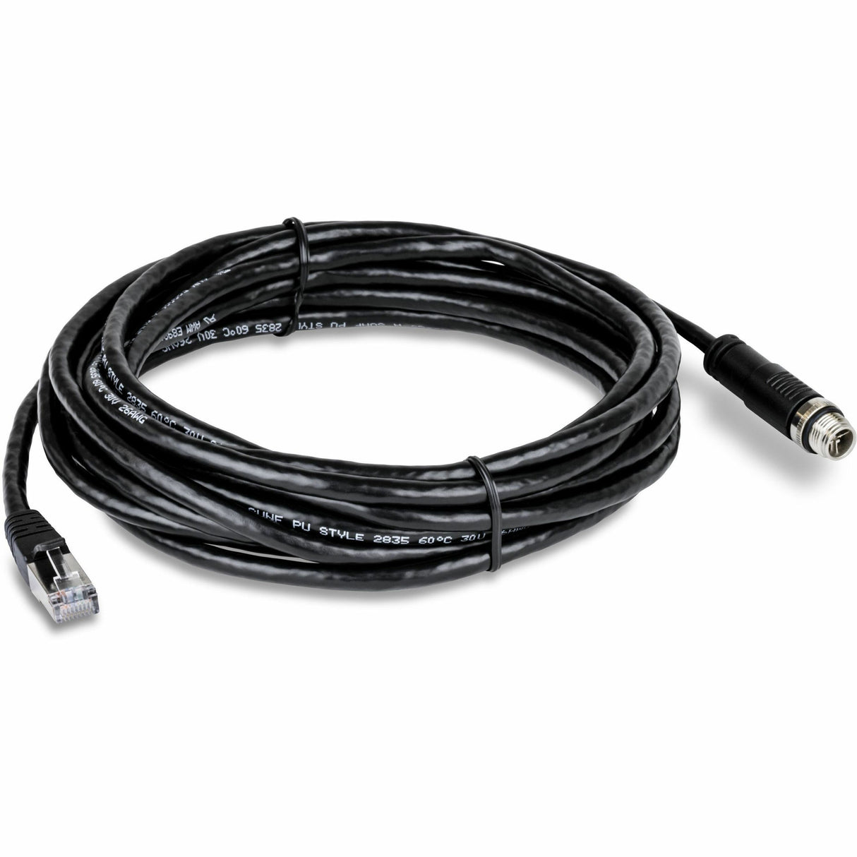 TRENDnet M12 to RJ-45 Industrial Ethernet Cable, 5m (16.4 ft.) — TI-CD05