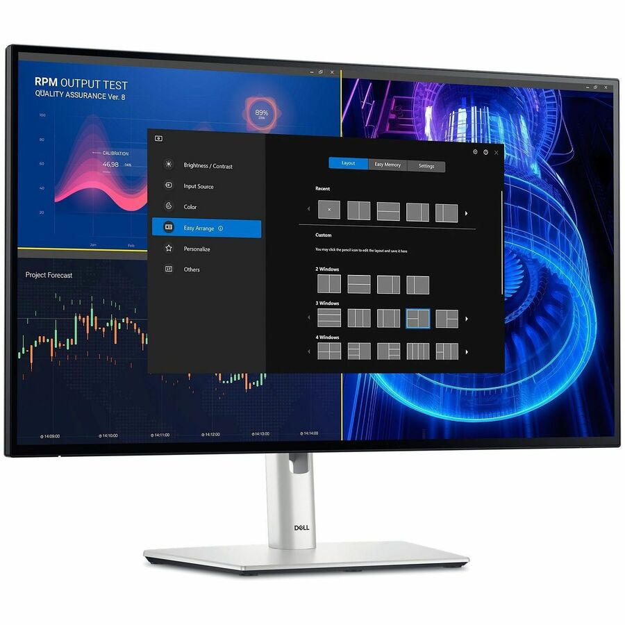 Dell UltraSharp U2424H 24" Class Full HD LED Monitor - 16:9 - Silver — DELL-U2424H