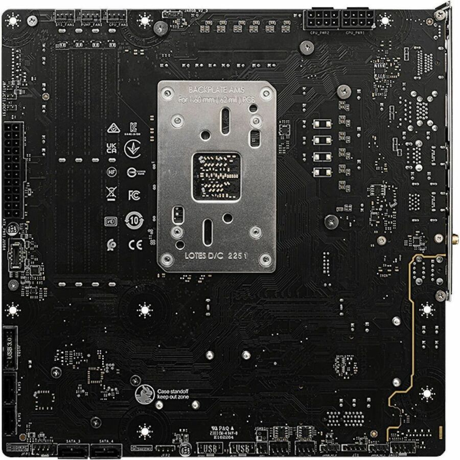 MSI B650M PROJECT ZERO Gaming Desktop Motherboard - AMD B650 Chipset - Socket AM5 - Micro ATX — B650MPZERO