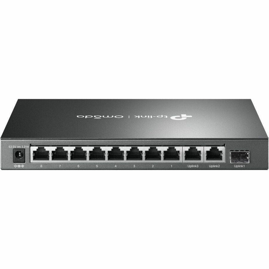 TP-Link Omada 8-Port 10/100Mbps + 3-Port Gigabit Desktop Switch with 8-Port PoE+ — DS111P