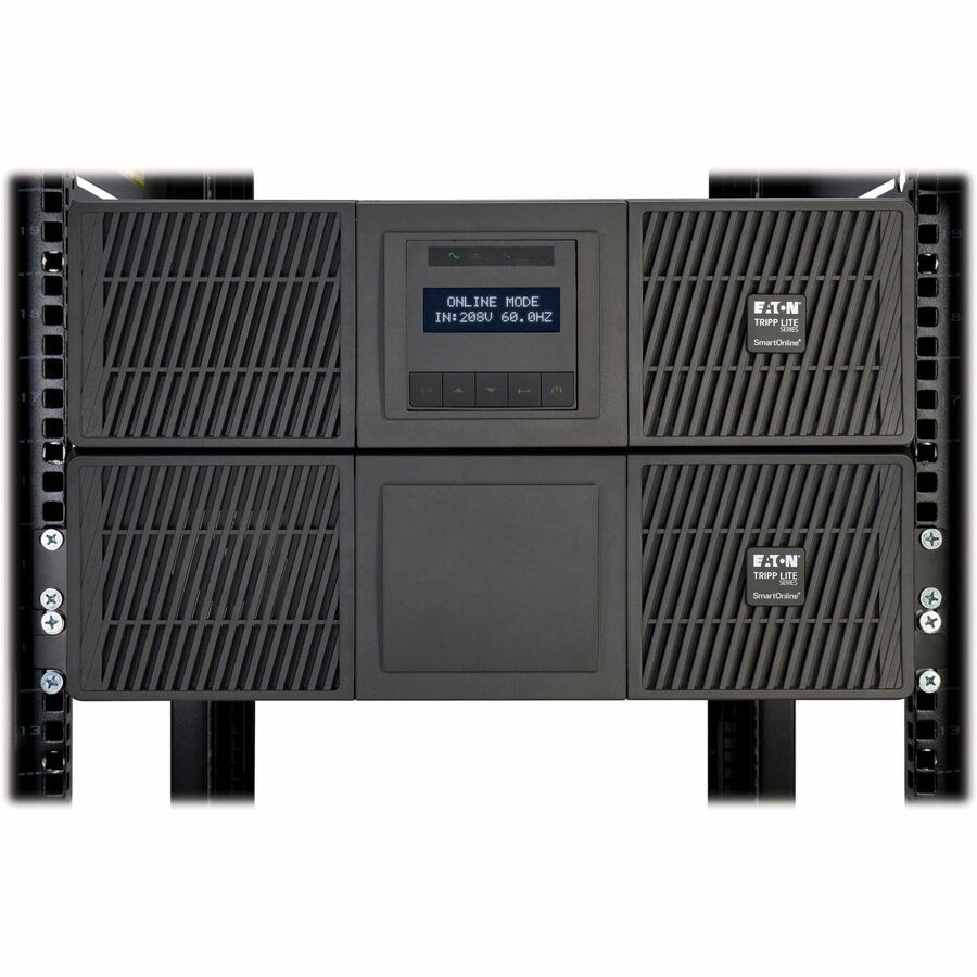 Eaton Tripp Lite Series SmartOnline 6000VA 5400W 120/208V Online Double-Conversion UPS with Stepdown Transformer - 18 5-20R, 2 L6-20R and 1 L6-30R Outlets, L6-30P Input, Network Card Included, Extended Run, 6U Battery Backup — SU6000RTF
