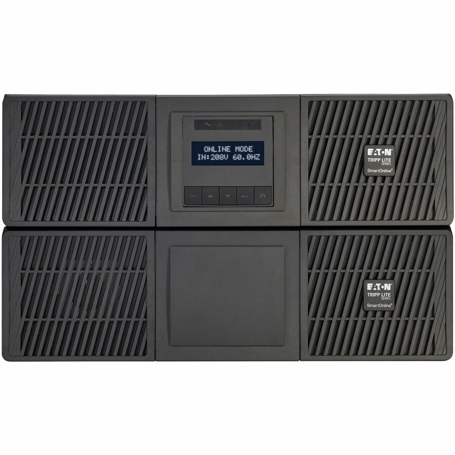 Eaton Tripp Lite Series SmartOnline 5000VA 4500W 120/208V Online Double-Conversion UPS with Stepdown Transformer - 18 5-20R, 2 L6-20R and 1 L6-30R Outlets, L6-30P Input, Network Card Included, Extended Run, 6U Battery Backup — SU5000RTF