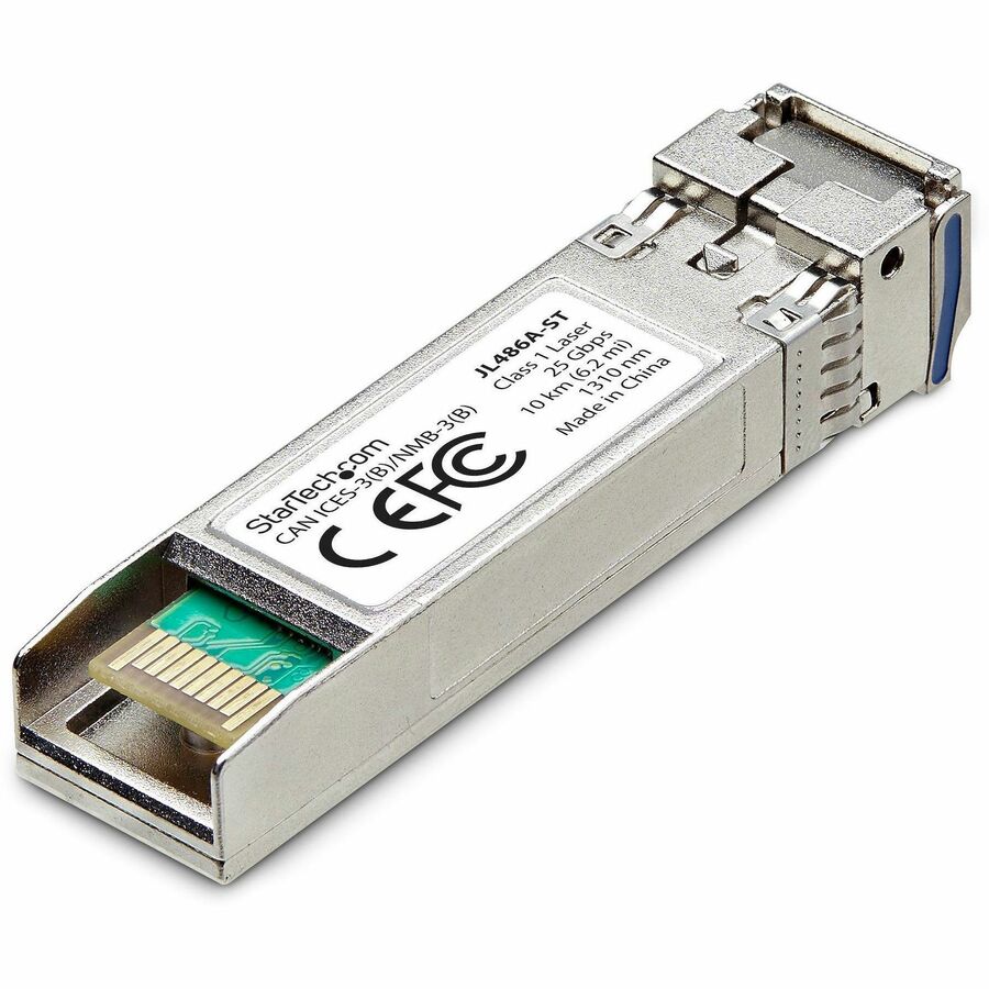 StarTech.com HPE JL486A Compatible SFP28 Module, 25GBase-LR, 25 GB Single Mode Fiber (SMF), LC Transceiver, 10km (6.2mi), DDM/DOM — JL486A-ST