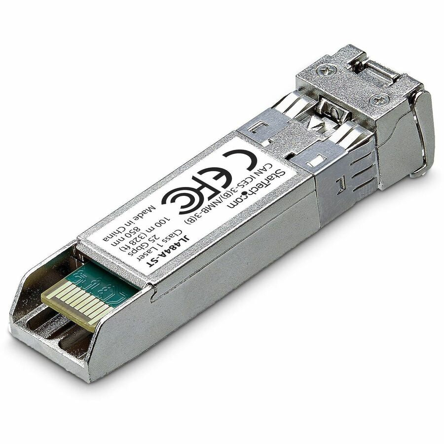 StarTech.com HPE JL484A Compatible SFP28 Module, 25GBase-SR, 25 GB Multimode Fiber (MMF), LC Transceiver, 100m (328ft), DDM/DOM — JL484A-ST