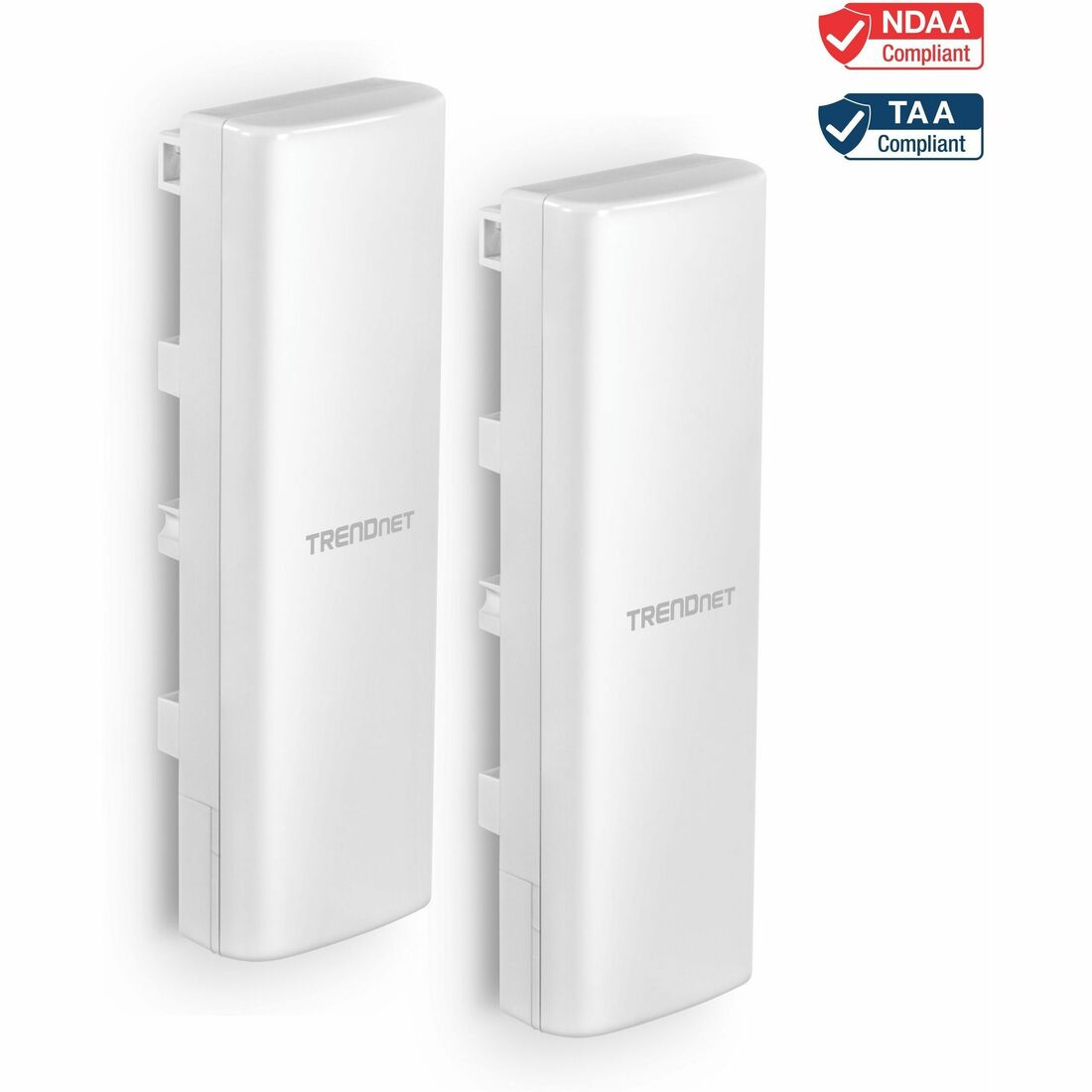 TRENDnet 14 dBi Wi-Fi 6 AX1200 Outdoor Directional PoE Access Point Bridge Kit, TEW-940APBO2K, Includes Two Preconfigured TEW-940APBO Access Points, 5 GHz Wi-Fi 6 Point-to-Point Bridge, White