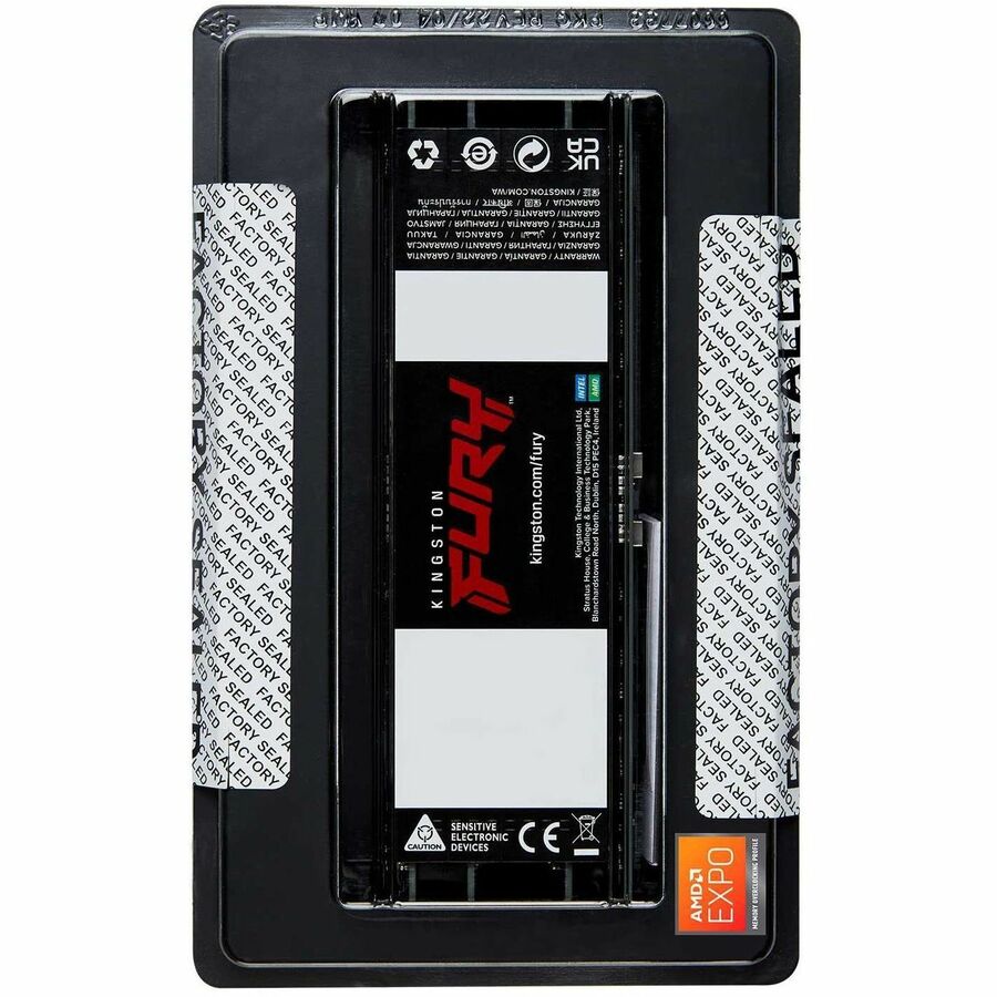 Kingston 128GB (4 x 32GB) DDR5 5600MT/s CL28 FURY Renegade Pro RDIMM Black EXPO — KF556R28RBE2K4-128