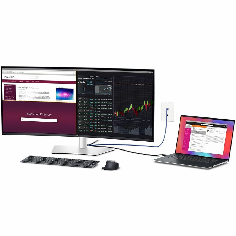 Dell U4025QW 40" Class 5K2K WUHD Curved Screen LED Monitor - 21:9 — DELL-U4025QW