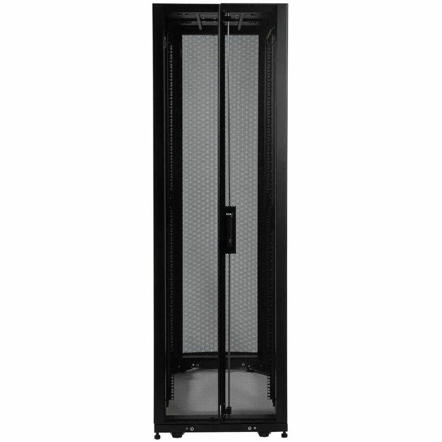 Tripp Lite by Eaton SmartRack 42U Standard-Depth Rack Enclosure Cabinet with Doors and Side Panels — SR42UB
