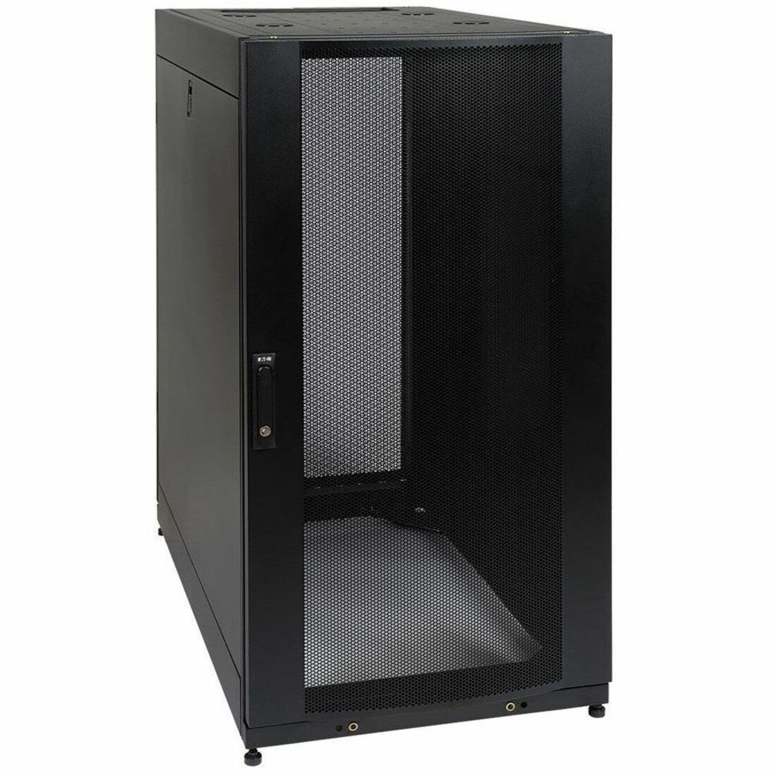 Tripp Lite by Eaton 25U SmartRack Standard-Depth Half-Height Server Rack Enclosure, Doors and Side Panels — SR25UB