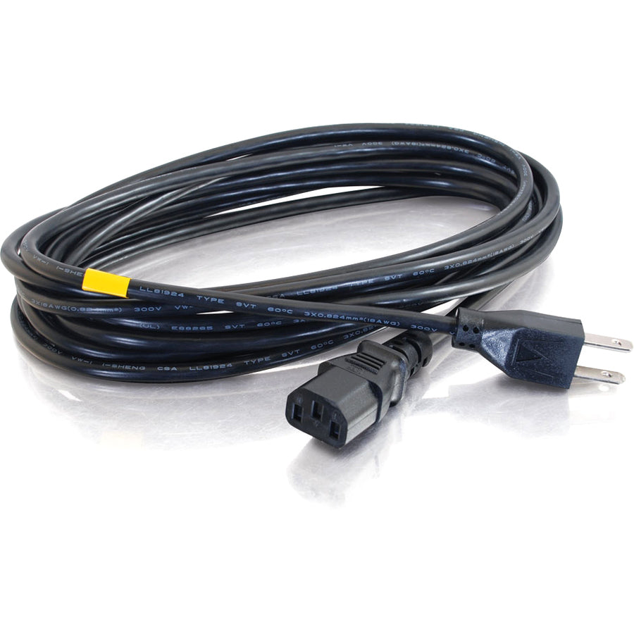 C2G 6ft Power Cord - 18 AWG - NEMA 5-15P to IEC320C13 - Computer Power — 03130