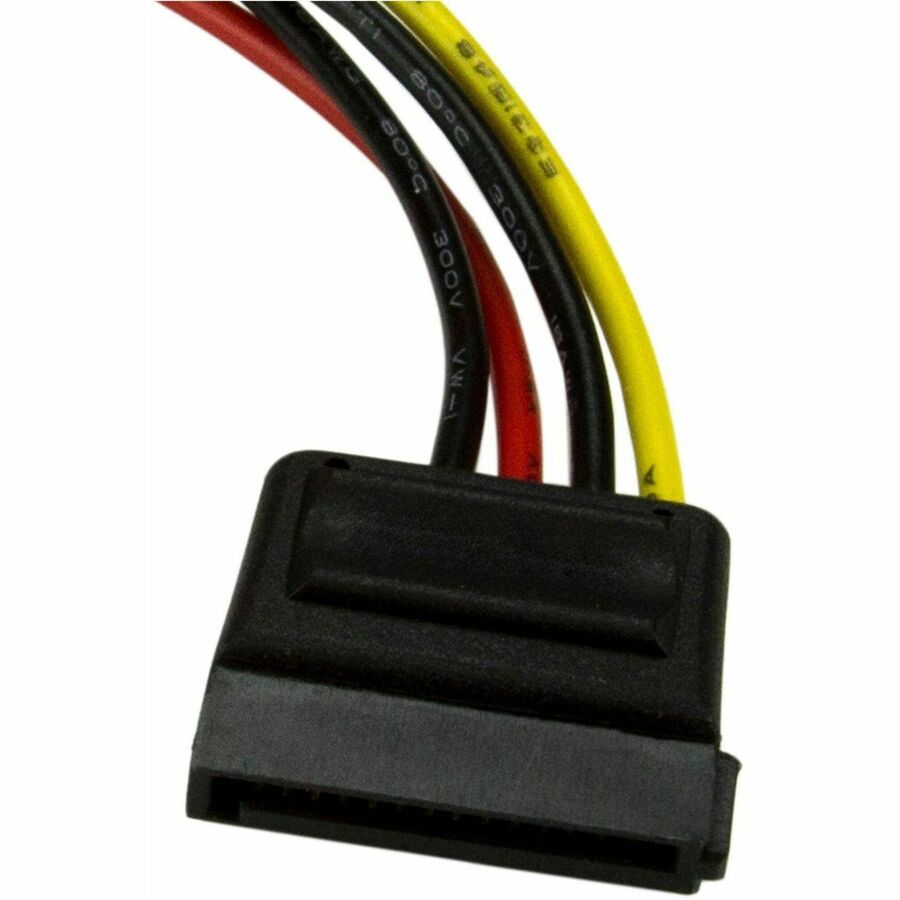 StarTech.com 6in 4 Pin LP4 to SATA Power Cable Adapter — SATAPOWADAP