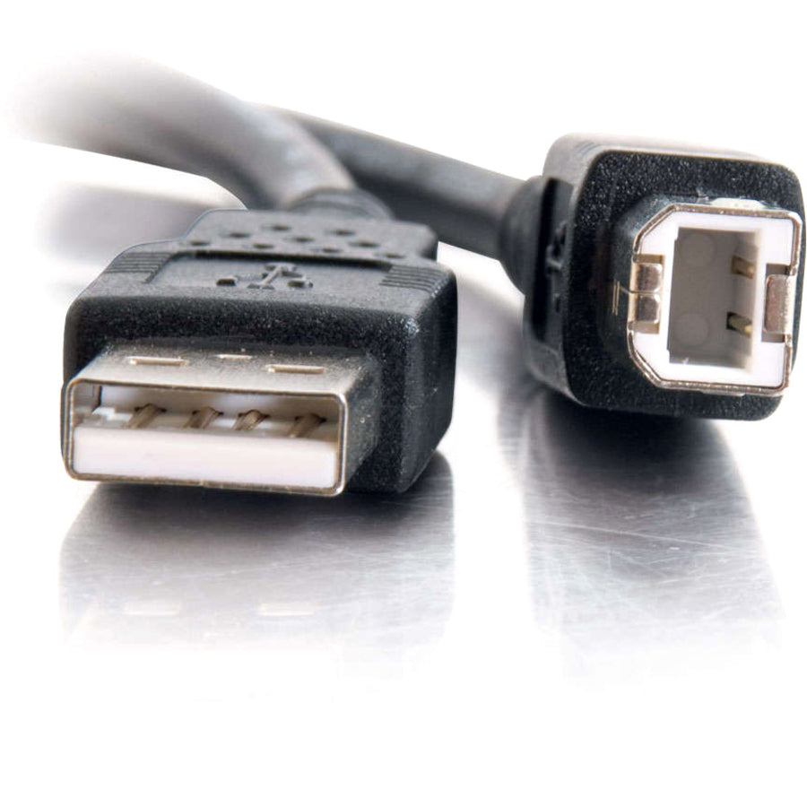 C2G 16.4ft USB A to USB B Cable - USB A to B Cable - USB 2.0 - Black - M/M — 28104