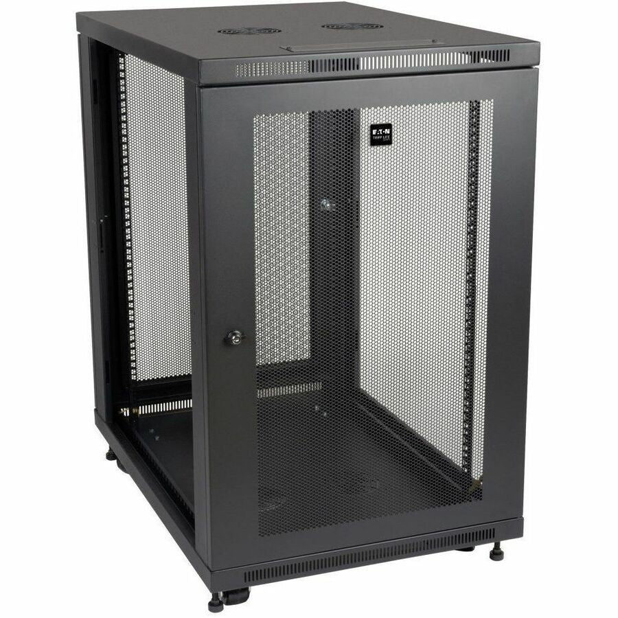 Eaton Tripp Lite Series SmartRack 18U Mid-Depth Half-Height Rack Enclosure Cabinet — SR18UB