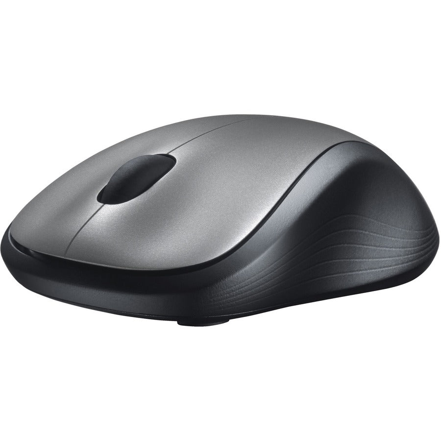 Logitech M310 Wireless Mouse, 2.4 GHz with USB Nano Receiver, 1000 DPI Optical Tracking, Ambidextrous, Silver — 910-001675