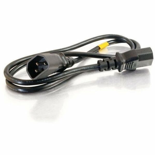 C2G 8ft 16 AWG 250 Volt Computer Power Extension Cord (IEC320C14 to IEC320C13) — 29934