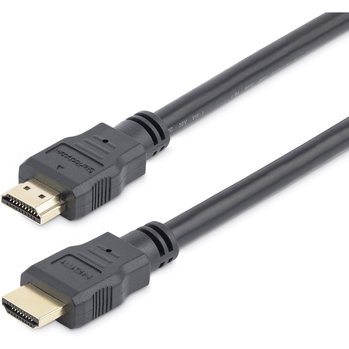 StarTech.com 10ft/3m HDMI Cable, 4K High Speed HDMI Cable with Ethernet, Ultra HD 4K 30Hz Video, HDMI 1.4 Cable, HDMI Monitor Cord, Black — HDMM3M
