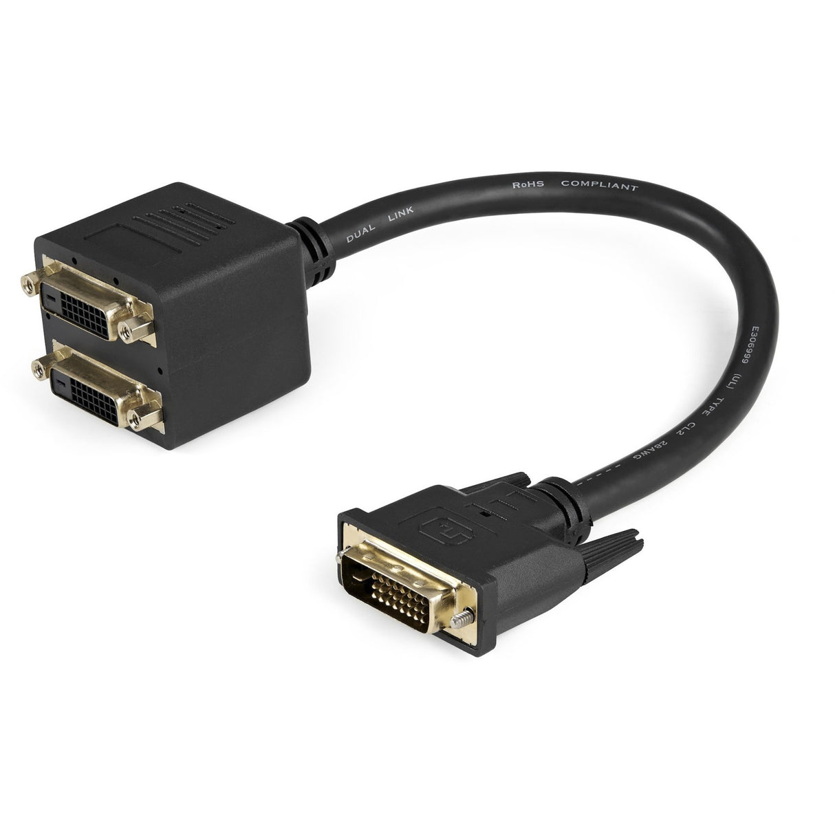 StarTech.com 1 ft DVI-D to 2x DVI-D Digital Video Splitter Cable - M/F — DVISPL1DD