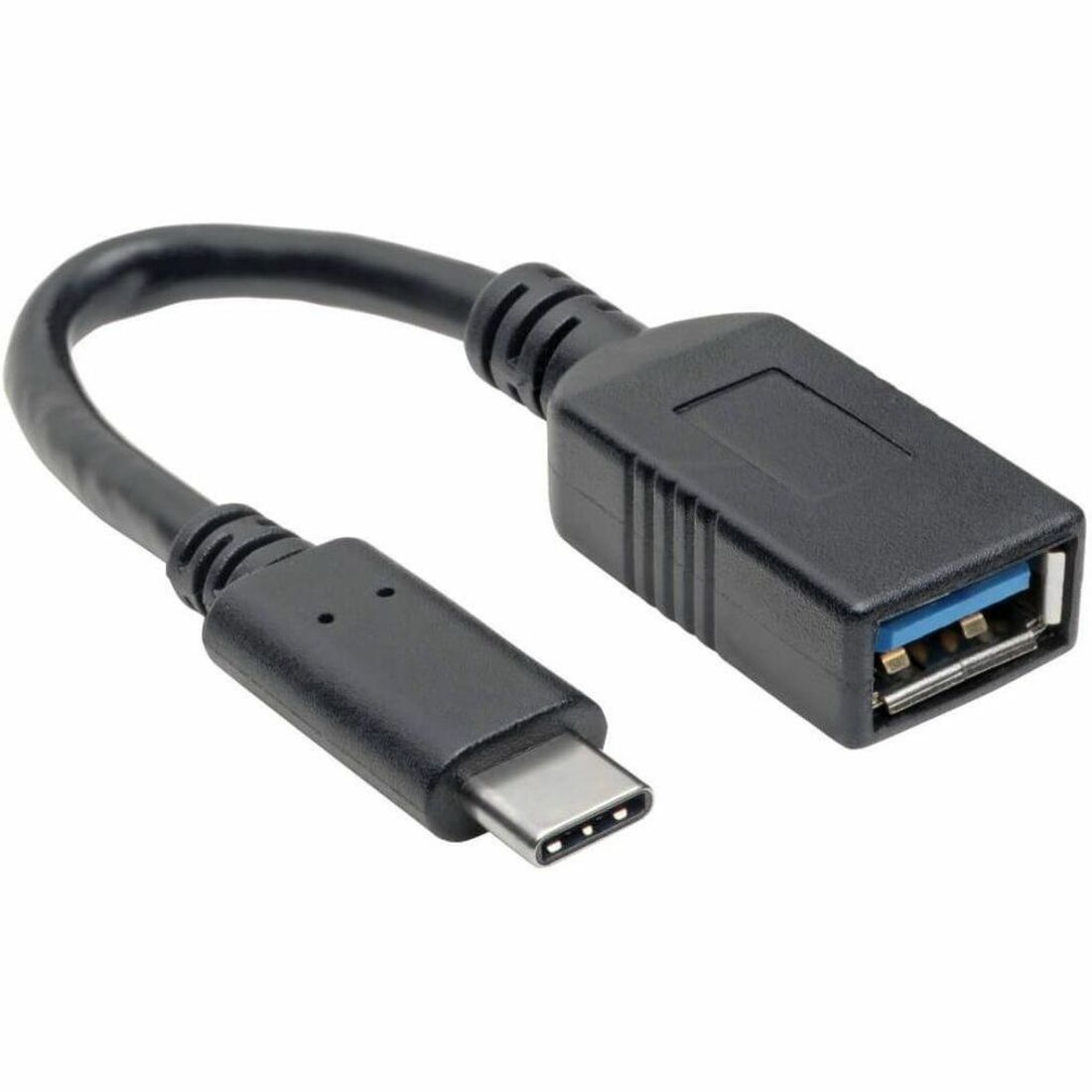 Eaton Tripp Lite Series USB-C to USB-A Adapter (M/F), USB 3.2 Gen 1 (5 Gbps), USB-IF Certified, Thunderbolt 3 Compatible, 6-in. (15.24 cm) — U428-C6N-F