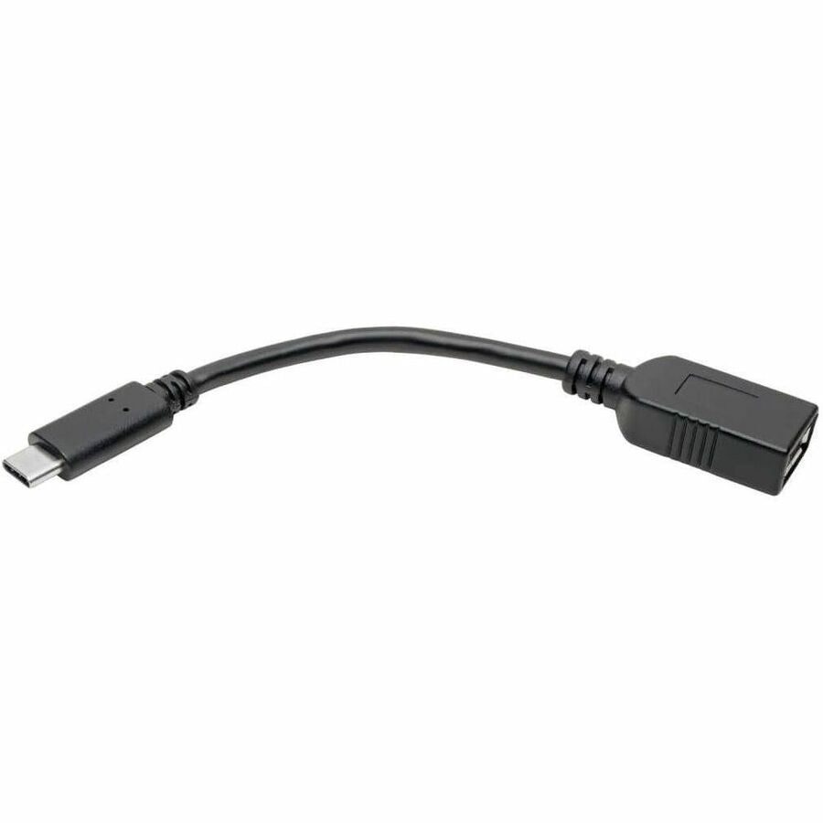 Eaton Tripp Lite Series USB-C to USB-A Adapter (M/F), USB 3.2 Gen 1 (5 Gbps), USB-IF Certified, Thunderbolt 3 Compatible, 6-in. (15.24 cm) — U428-C6N-F