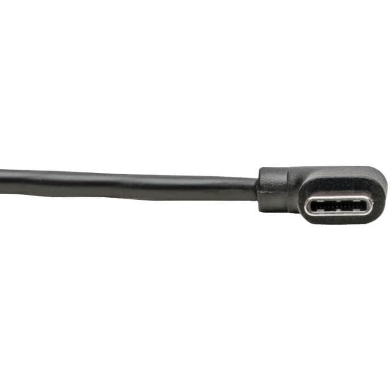 Eaton Tripp Lite Series USB-A to USB-C Cable, Right-Angle USB-C, USB 2.0, (M/M), 6 ft. (1.83 m) — U038-006-CRA