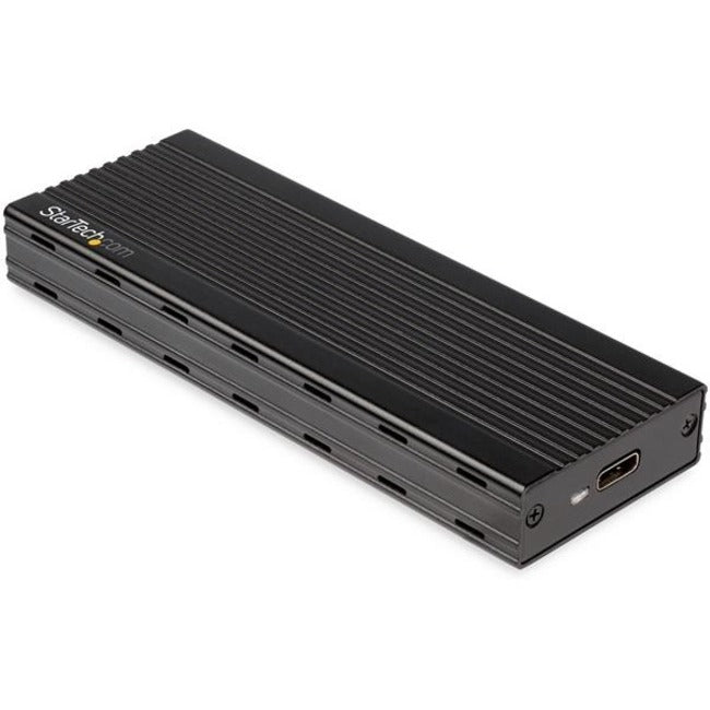 StarTech.com USB-C (10Gbps) to M.2 NVMe SSD Enclosure - Portable M.2 PCIe Aluminum Case - 1GB/s Read & Write - Mac & PC — M2E1BMU31C
