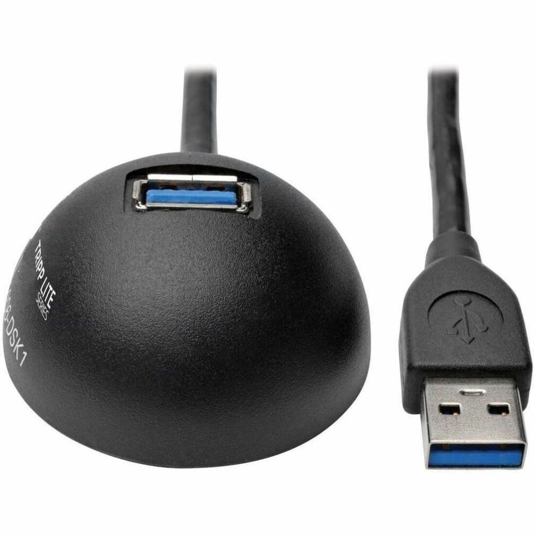 Eaton Tripp Lite Series 1-Port USB 3.0 SuperSpeed Desktop Extension Cable (A M/F), 6 ft. (1.83 m) — U324-006-DSK1
