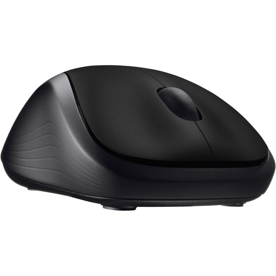 Logitech M310 Wireless Mouse, 2.4 GHz with USB Nano Receiver, 1000 DPI Optical Tracking, Ambidextrous, Black — 910-004277