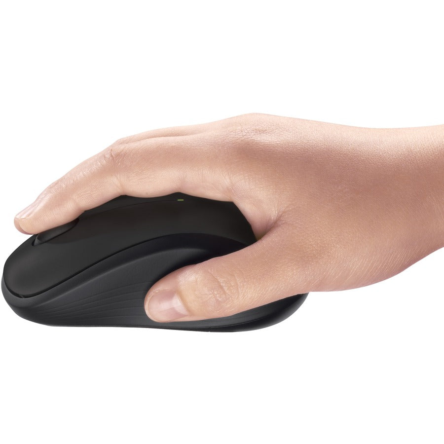 Logitech M310 Wireless Mouse, 2.4 GHz with USB Nano Receiver, 1000 DPI Optical Tracking, Ambidextrous, Black — 910-004277