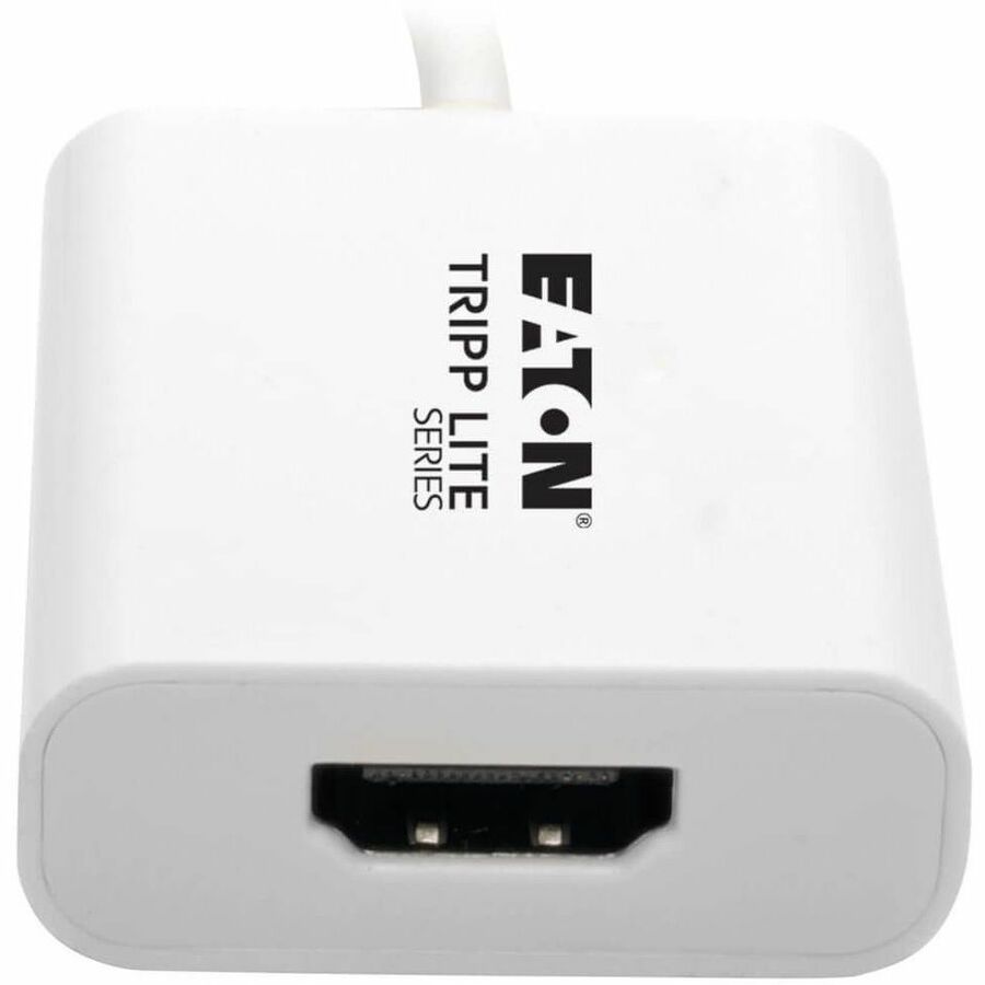 Eaton Tripp Lite Series USB 3.2 Gen1 Type-C to HDMI 4K Adapter with Alternate Mode - DP 1.2, White — U444-06N-HD-AM