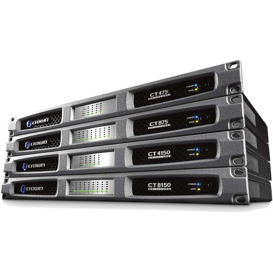 Crown ComTech DriveCore CT 475 Amplifier - 300 W RMS - 4 Channel — NCT475A-U-US