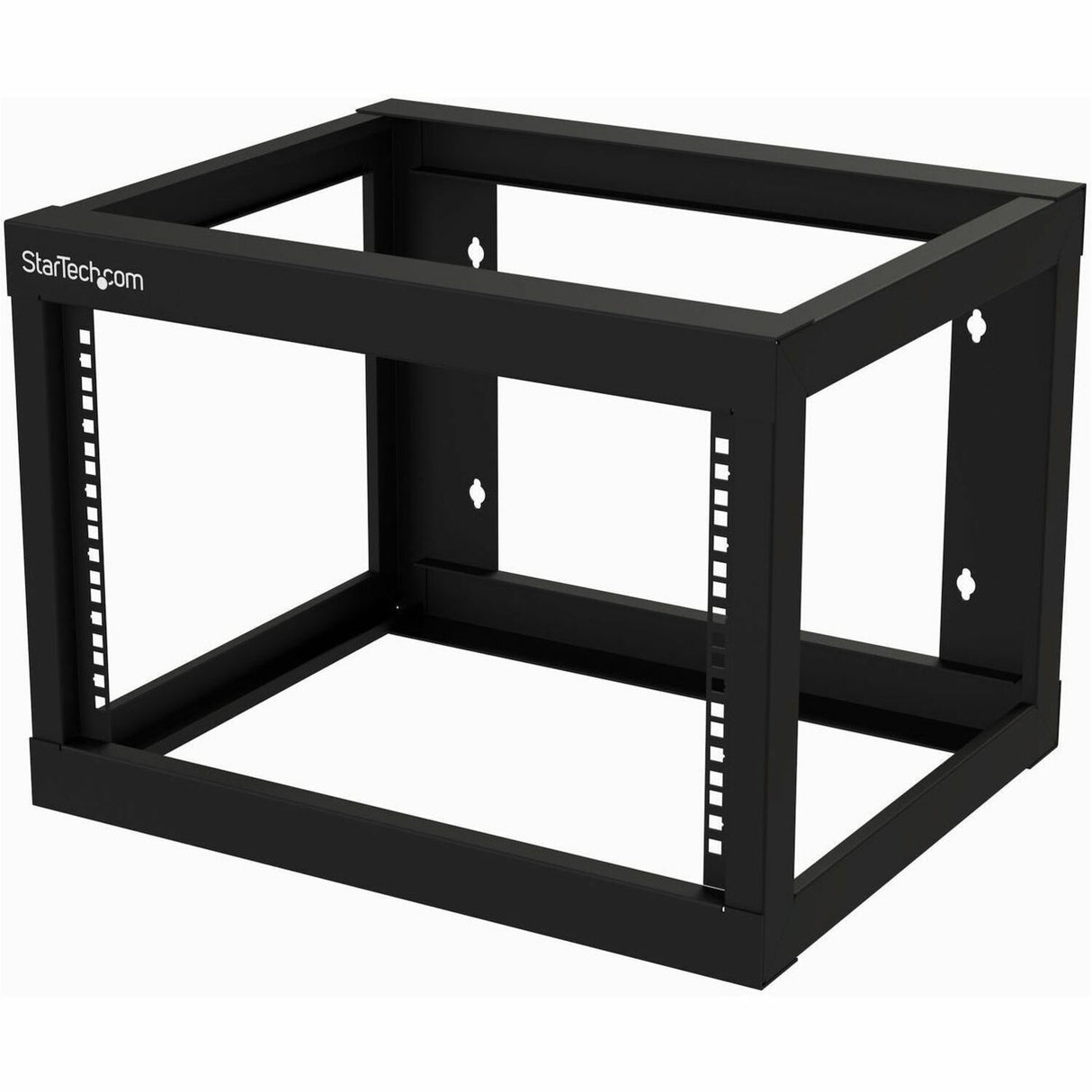 StarTech.com 2-Post 6U Heavy-Duty Wall-Mount Network Rack, 19" Open Frame Server Rack for Computer Equipment, Wall Mount Data Rack — RK619WALLO