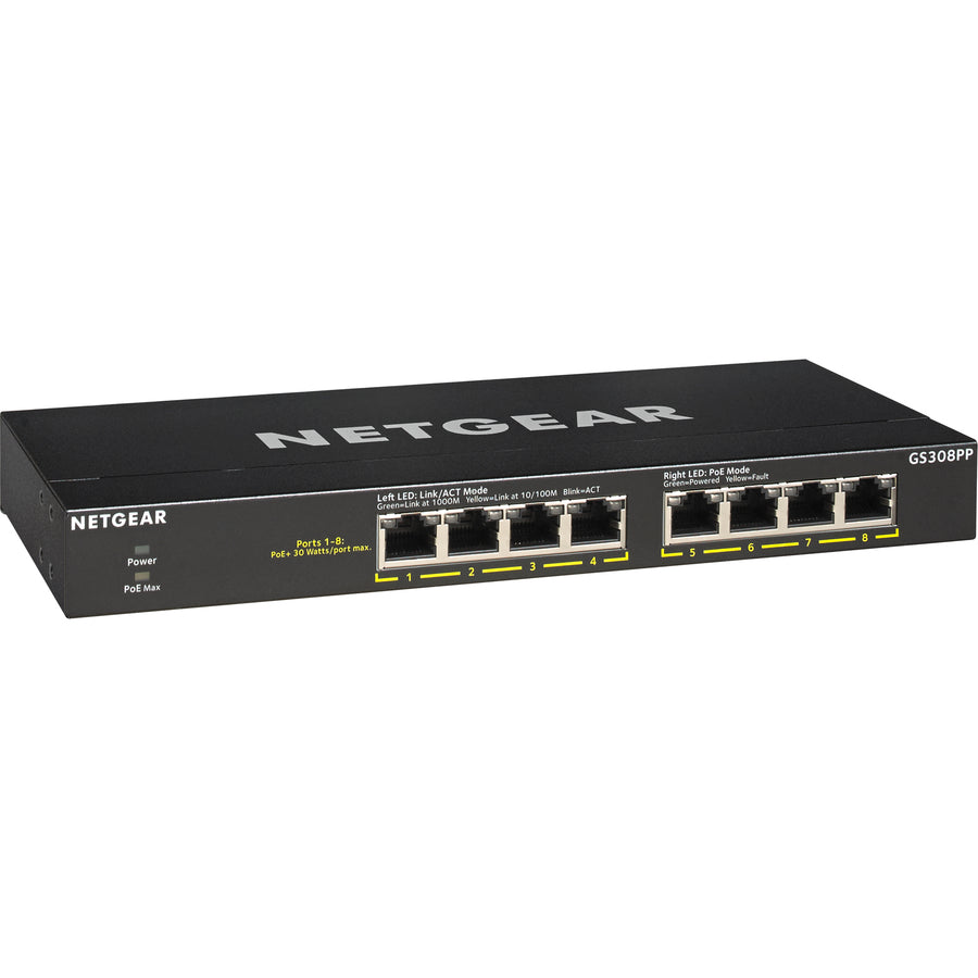 Netgear GS308PP Ethernet Switch — GS308PP-100NAS