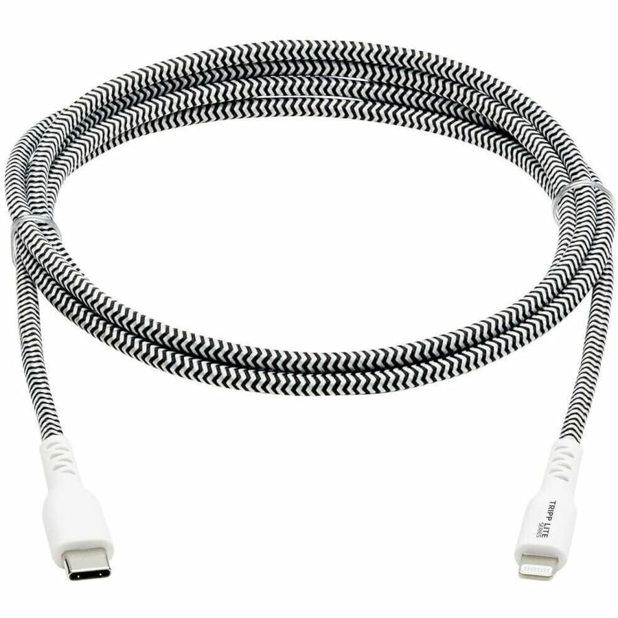 Eaton Tripp Lite Series Heavy-Duty USB-C to Lightning Sync/Charge Cable, MFi Certified - M/M, USB 2.0, 6 ft. (1.83 m) — M102-006-HD