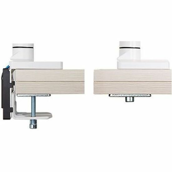 SIIG Dual Monitor Aluminum Heavy Duty Desk Mount with USB and Audio Ports — CE-MT3211-S1