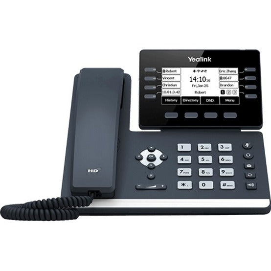 Yealink SIP-T53 IP Phone - Corded - Corded - Wall Mountable, Desktop - Classic Gray — 1301086