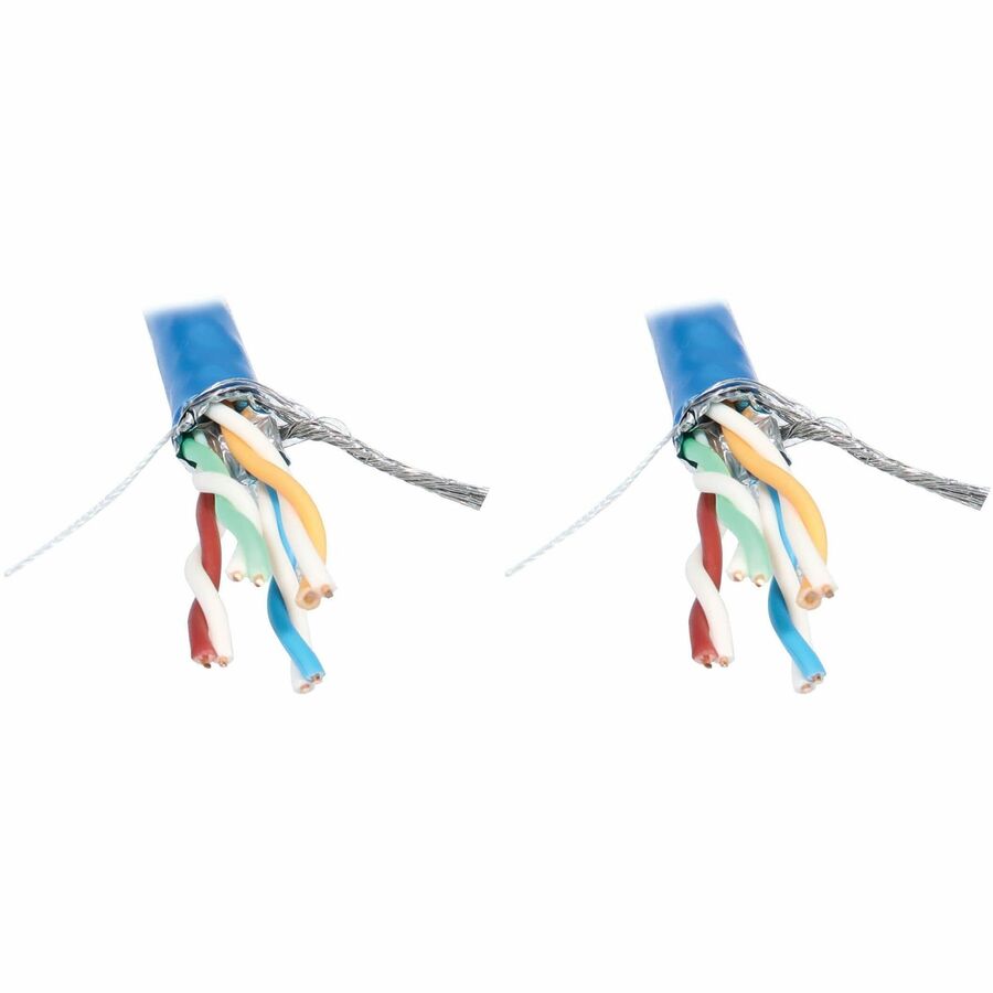 Eaton Tripp Lite Series Cat8 25G/40G Solid Core S/FTP Bulk Ethernet Cable, CMR Rated, Blue, 1000 ft. (305 m) — N226-01K-BL