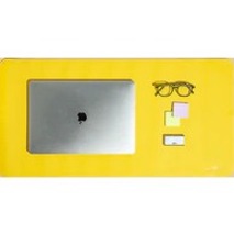 Mobile Pixels Desk Mat (Racing Yellow) — 115-1001P04