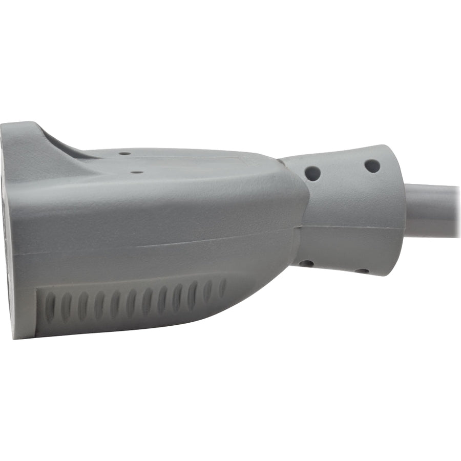 Eaton Tripp Lite Series Hospital-Grade Extension Cord, NEMA 5-15P to NEMA 5-15R - Green Dot, 15A, 125V, 14 AWG, 6 ft. (1.83 m), Gray — P024-006-GY-HG
