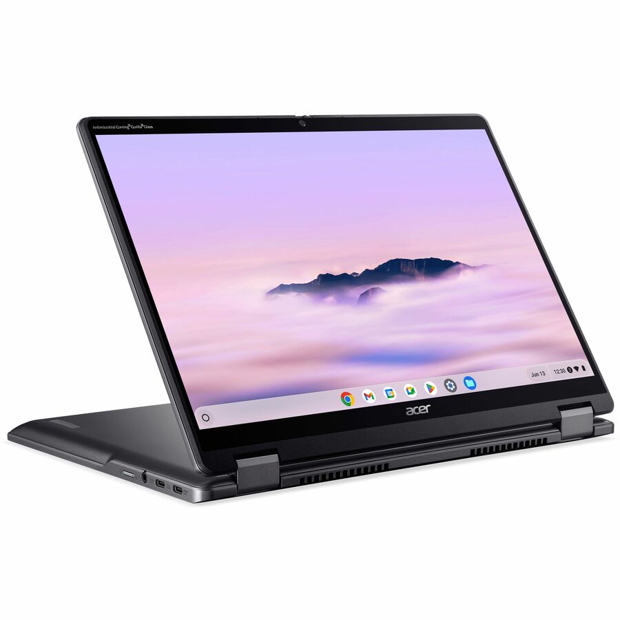 Acer Chromebook Plus Spin 514 CPE594-1N CPE594-1N-38A1 14" Touchscreen Convertible 2 in 1 Chromebook - WUXGA - Intel Core 3 100U - 16 GB - 256 GB SSD - English (US) Keyboard - Iron — NX.KWFAA.003