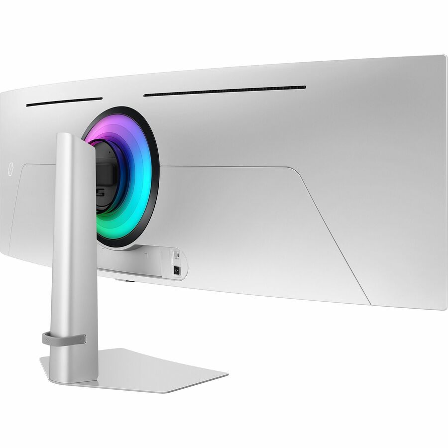 Samsung Odyssey G9 S49CG934SN 49" Class Dual Quad HD (DQHD) Curved Screen Gaming OLED Monitor - 32:9 - Silver — S49CG934SN