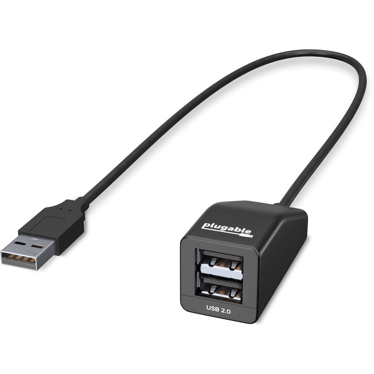 Plugable USB 2.0 2-Port High Speed Ultra Compact Hub Splitter — USB2-2PORT