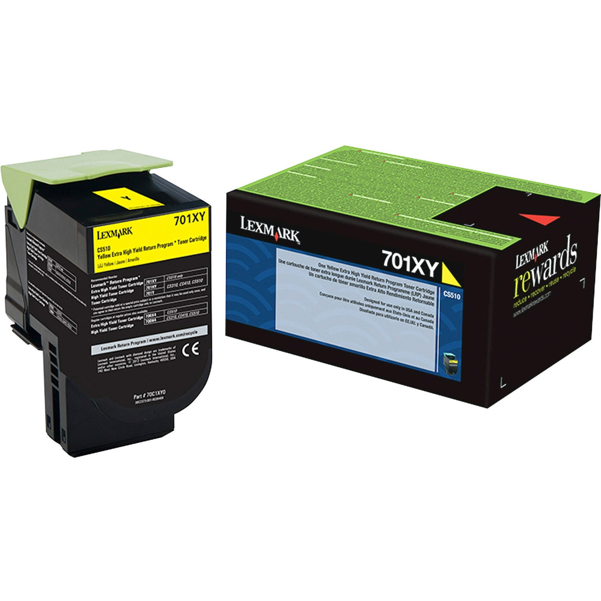 Lexmark Unison 701XY Toner Cartridge — 70C1XY0