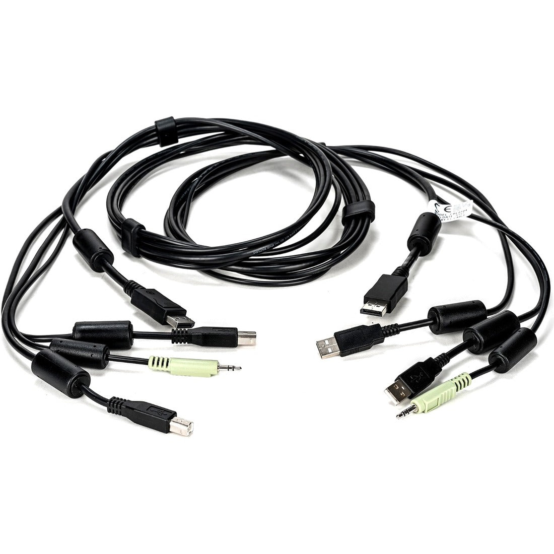 Vertiv Avocent USB Keyboard and Mouse, DisplayPort and Audio Cable, 6 ft. for Vertiv Avocent SV and SC Series Switches — CBL0104