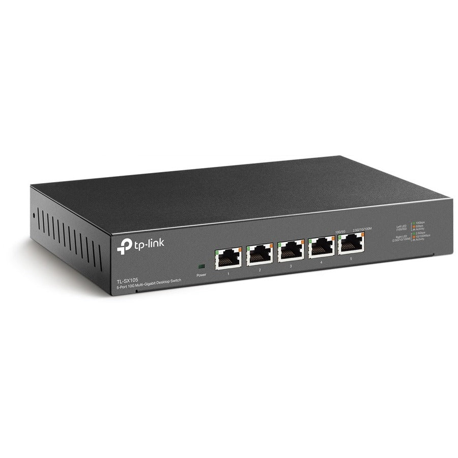 TP-Link TL-SX105 - 5 Port 10G/Multi-Gig Unmanaged Ethernet Switch — TL-SX105