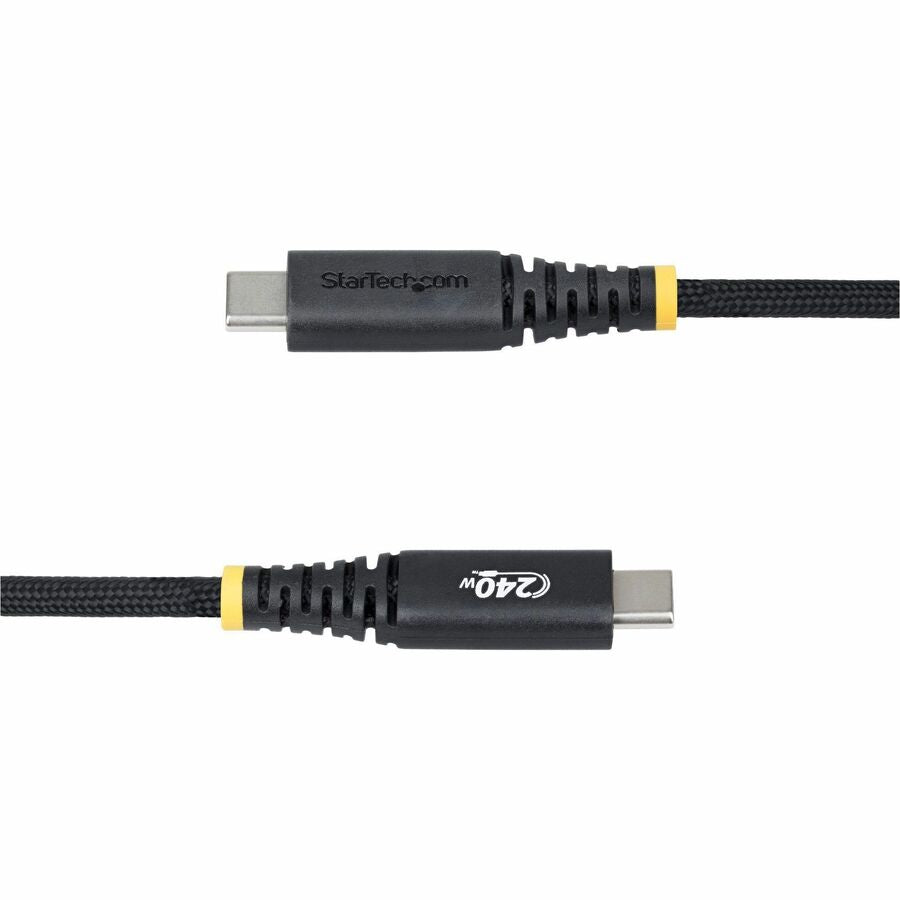 StarTech.com 6ft (1.8m) USB-C Charging Cable, 240W PD EPR, Dual-Layer Silicone/Braided Jacket, Rugged USB 2.0 Laptop Charge Cord, USB-IF — S2CEPR6F-USB-CABLE