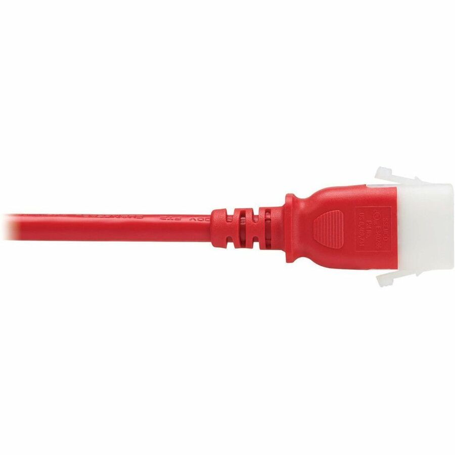 Eaton Tripp Lite Series PDU Power Cords, C15 to P-Lock C14 - Heavy-Duty, 15A, 250V, 14 AWG, 6 ft. (1.8 m), Red, 6 Pack — P018-E06-ARD-6