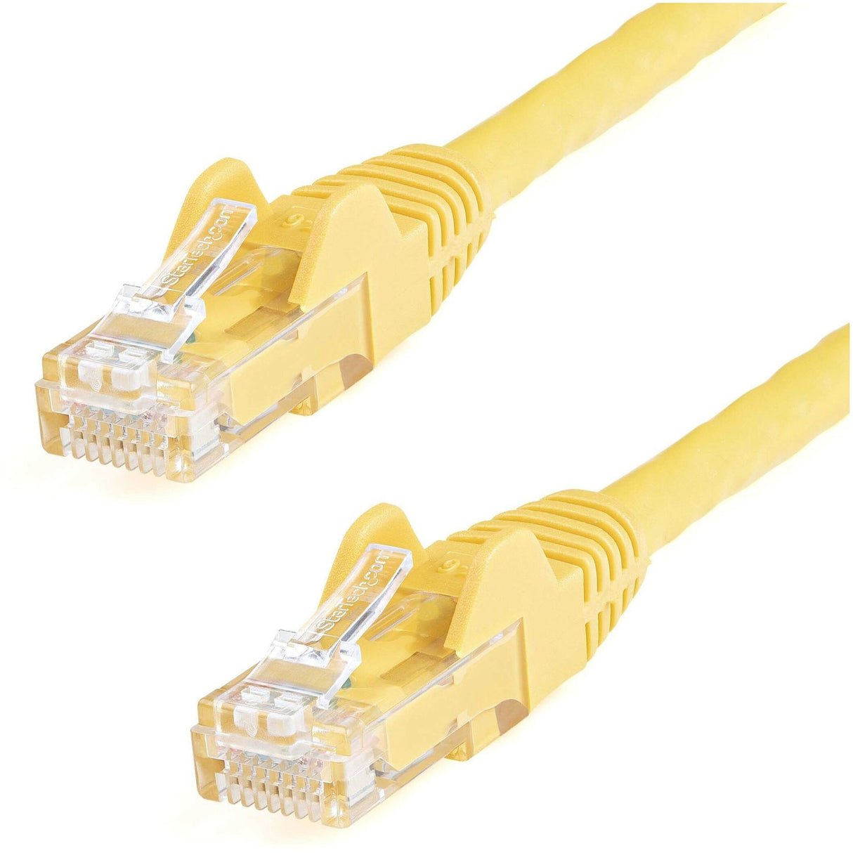StarTech.com 50ft CAT6 Ethernet Cable - Yellow Snagless Gigabit - 100W PoE UTP 650MHz Category 6 Patch Cord UL Certified Wiring/TIA — N6PATCH50YL
